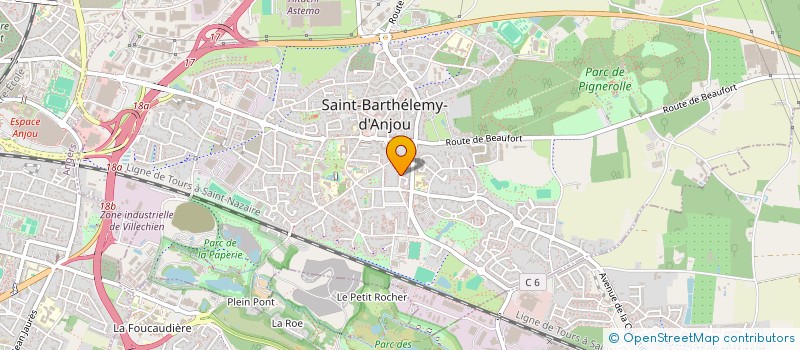 localisation de l'entreprise PERFORM'IMMO  SAINT-BARTHELEMY-D'ANJOU