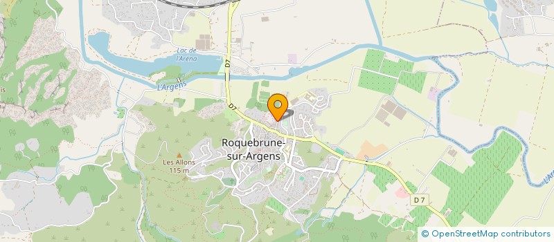 localisation de l'entreprise PERFORMA à ROQUEBRUNE-SUR-ARGENS