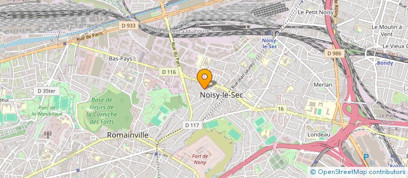 localisation de l'entreprise PERFORMA LOISIRS à NOISY-LE-SEC