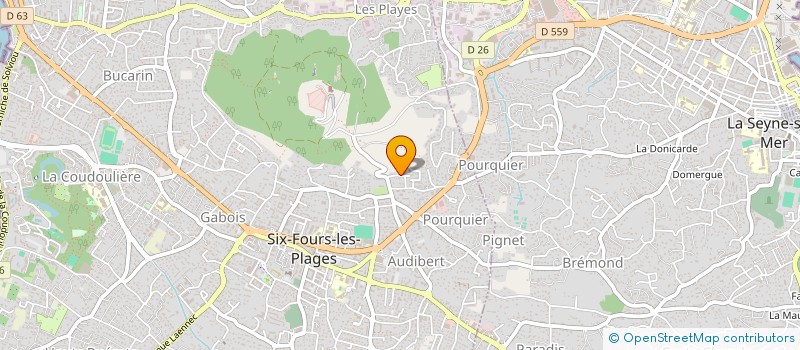 localisation de l'entreprise PERFORMA SUD à SIX-FOURS-LES-PLAGES