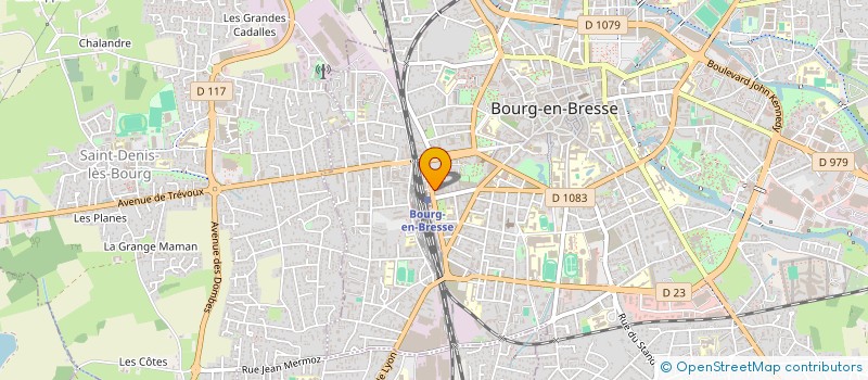 localisation de l'entreprise PERFORMACTION à BOURG-EN-BRESSE