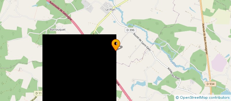 localisation de l'entreprise PERFORMANCE 40  PUJO-LE-PLAN