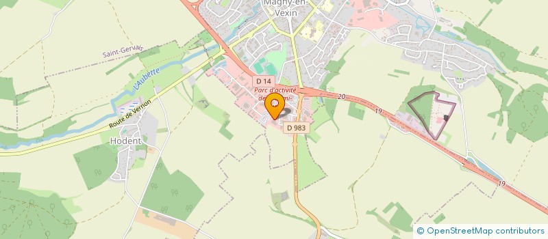 localisation de l'entreprise PERFORMANCE  MAGNY-EN-VEXIN