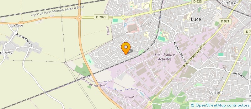localisation de l'entreprise PERFORMANCE à LUCE