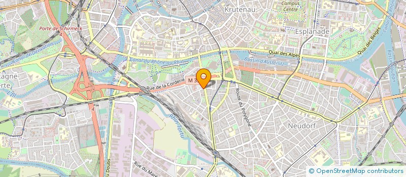 localisation de l'entreprise PERFORMANCE à STRASBOURG