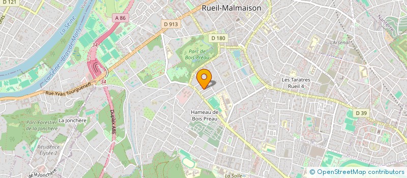 localisation de l'entreprise PERFORMANCE à RUEIL-MALMAISON