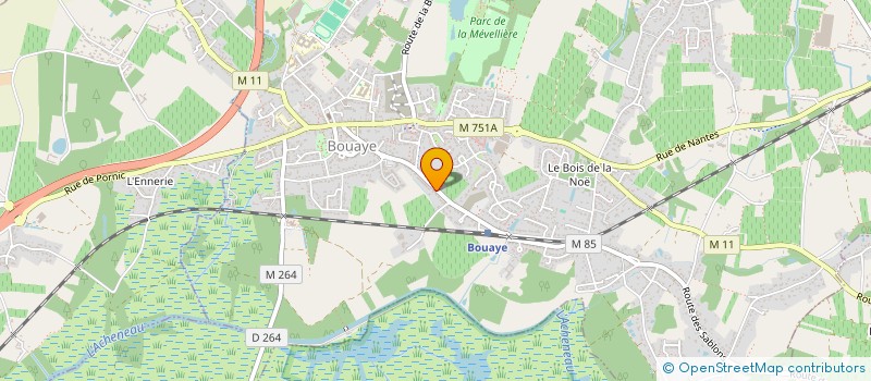 localisation de l'entreprise PERFORMANCE AGENCEMENT  BOUAYE