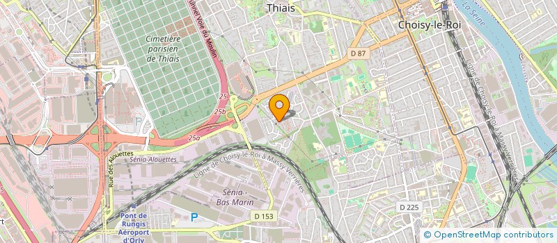 localisation de l'entreprise PERFORMANCE ANTI-NUISIBLE  THIAIS