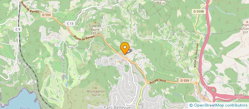 localisation de l'entreprise PERFORMANCE BUSINESS SCHOOL  BANDOL