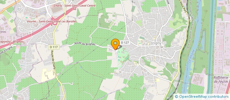 localisation de l'entreprise PERFORMANCE CLOSING  IRIGNY