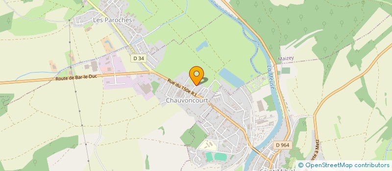 localisation de l'entreprise PERFORMANCE CYCLING  CHAUVONCOURT
