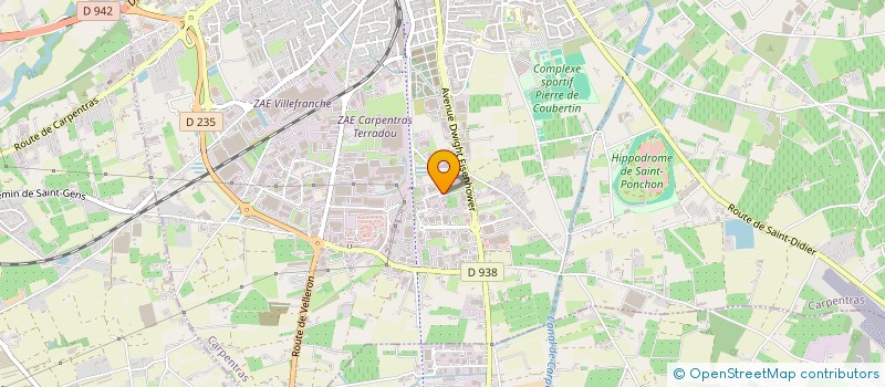 localisation de l'entreprise PERFORMANCE DIAG  CARPENTRAS