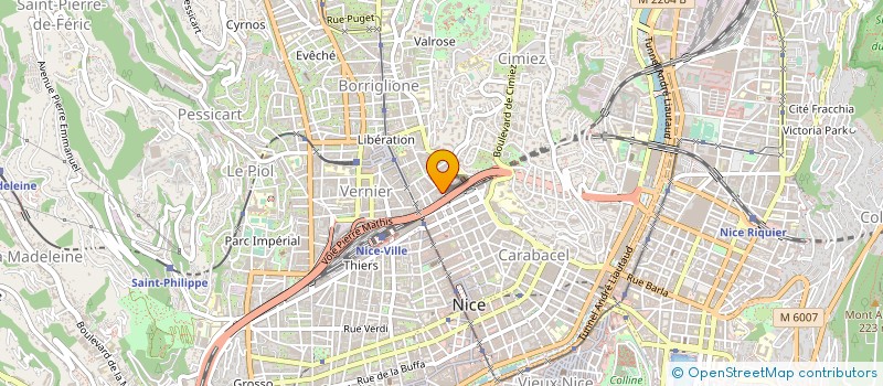 localisation de l'entreprise PERFORMANCE DISTRIBUTION à NICE