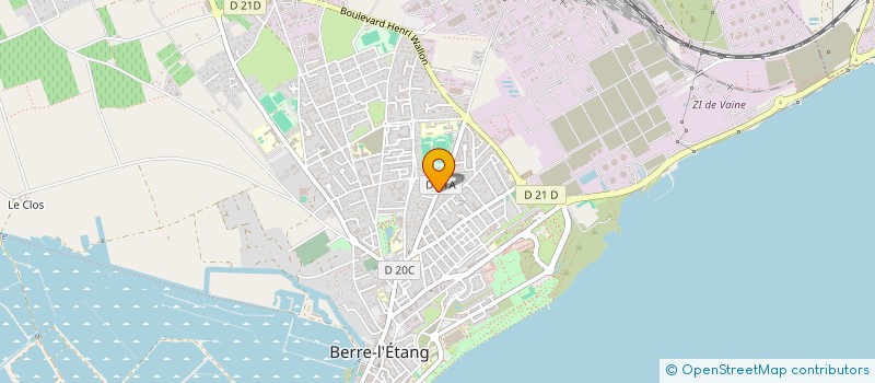 localisation de l'entreprise PERFORMANCE ENERGIE à BERRE-L'ETANG