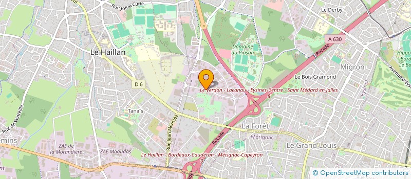 localisation de l'entreprise PERFORMANCE HYGIENE à EYSINES