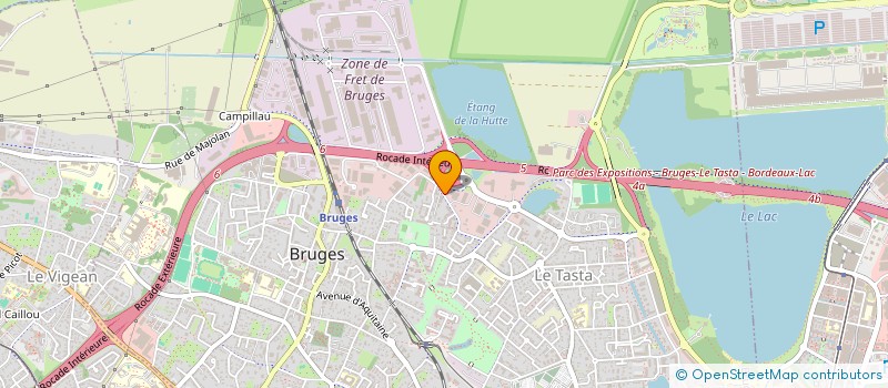 localisation de l'entreprise PERFORMANCE IMMOBILIERE  BRUGES