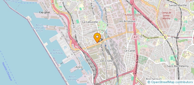localisation de l'entreprise PERFORMANCE ISOLATION ENVIRONNEMENT  MARSEILLE