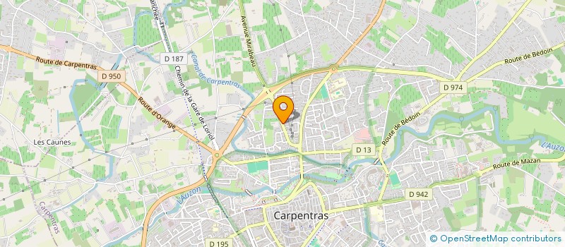 localisation de l'entreprise PERFORMANCE IT à CARPENTRAS