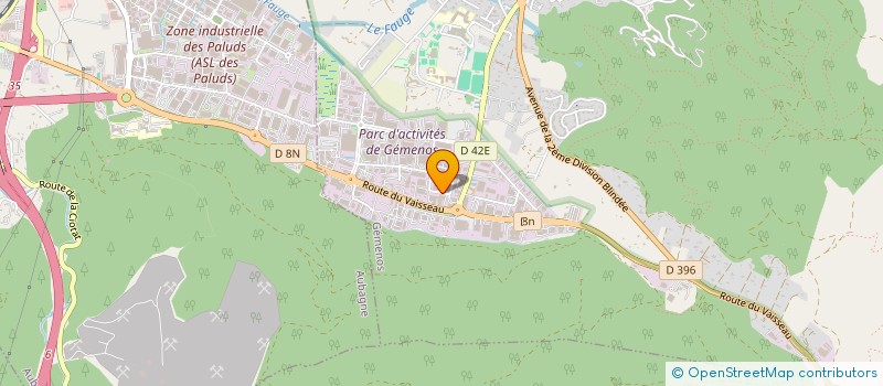 localisation de l'entreprise PERFORMANCE JET SERVICE à GEMENOS