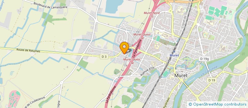 localisation de l'entreprise PERFORMANCE LOCATION à MURET