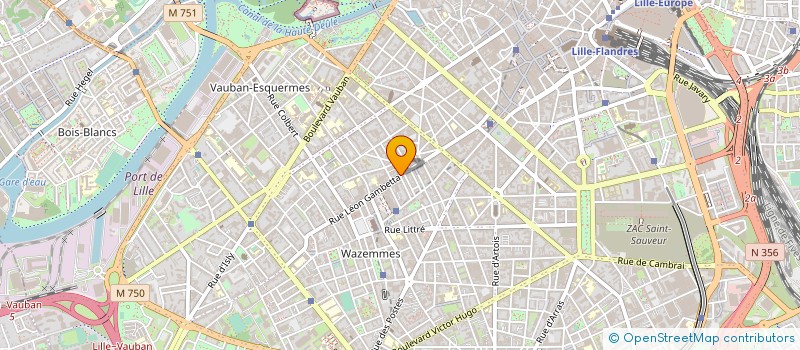 localisation de l'entreprise PERFORMANCE MULTIMEDIA  LILLE