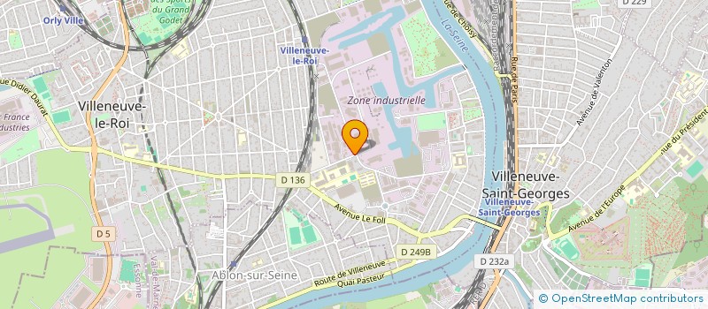 localisation de l'entreprise PERFORMANCE PIECES ET SERVICES à VILLENEUVE-LE-ROI