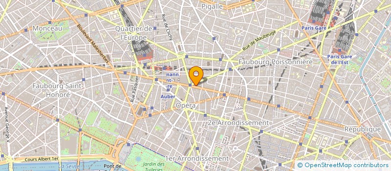 localisation de l'entreprise PERFORMANCE PLUS à PARIS