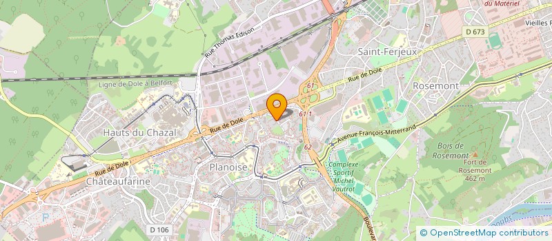 localisation de l'entreprise PERFORMANCE PLUS à BESANCON