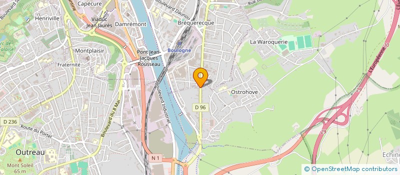 localisation de l'entreprise PERFORMANCE PRESTATION BOULOGNE à SAINT-MARTIN-BOULOGNE