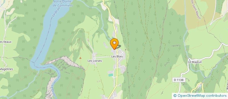 localisation de l'entreprise PERFORMANCE & REUSSITE  MONTEYNARD