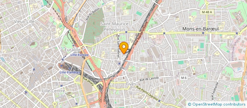 localisation de l'entreprise PERFORMANCE SARL à LILLE