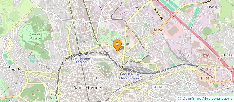 localisation de l'entreprise PERFORMANCE SECURITE CONSEIL à SAINT-ETIENNE