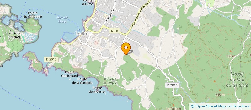 localisation de l'entreprise PERFORMANCE SI à SIX-FOURS-LES-PLAGES
