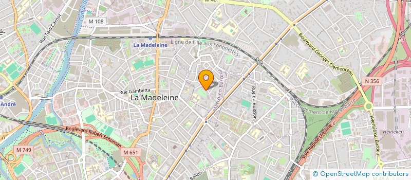 localisation de l'entreprise PERFORMANCES à MARCQ-EN-BARŒUL