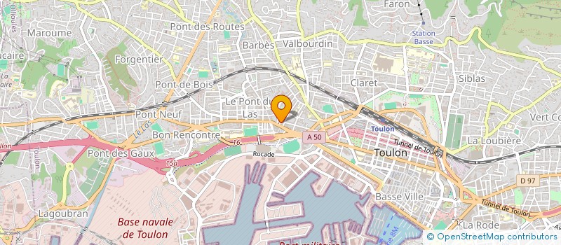 localisation de l'entreprise PERFORMANCES à TOULON