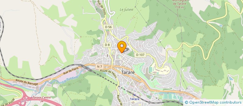 localisation de l'entreprise PERFORMANCES ADEQUATION  TARARE