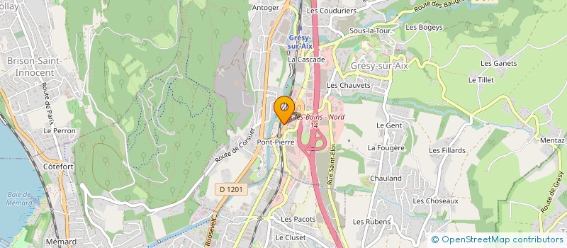 localisation de l'entreprise PERFORMANCES ATTITUDES à GRESY-SUR-AIX