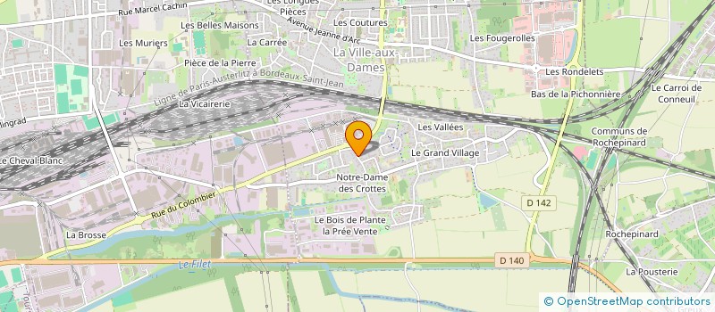 localisation de l'entreprise PERFORMANCES AUTOMOBILES à LA VILLE-AUX-DAMES
