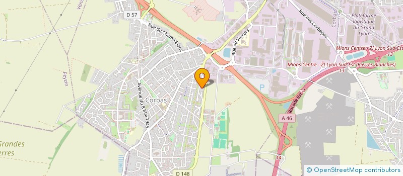 localisation de l'entreprise PERFORMANCES I F P R T à CORBAS