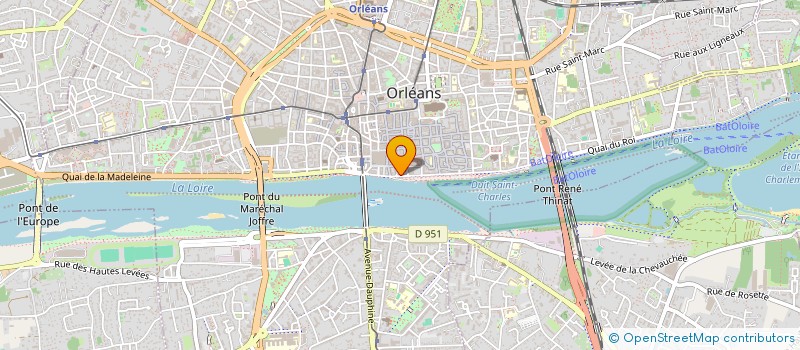 localisation de l'entreprise PERFORMANCES INTERIM à ORLEANS
