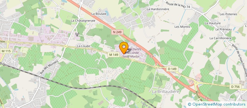 localisation de l'entreprise PERFORMANCES LANGUES  HAUTE-GOULAINE