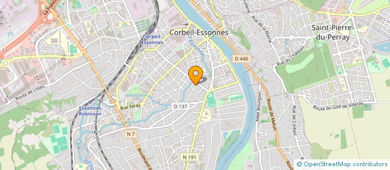 localisation de l'entreprise PERFORMANCES SUD RENAISSANCE PANAFRICAINE à CORBEIL-ESSONNES
