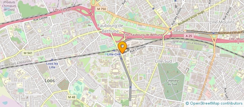localisation de l'entreprise PERFORMED à LILLE