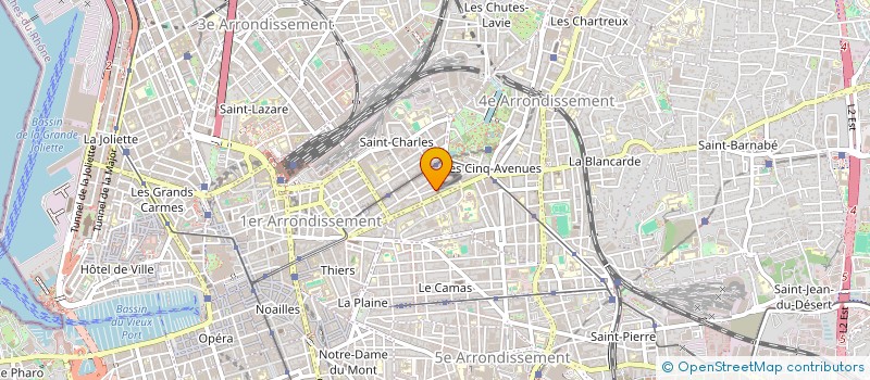 localisation de l'entreprise PERFORMERS SANS FRONTIERES à MARSEILLE