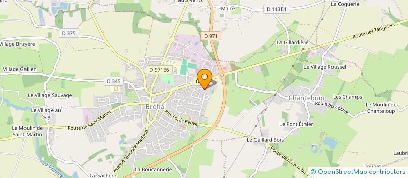 localisation de l'entreprise PERFORMETBIEN  BREHAL