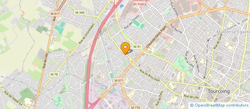 localisation de l'entreprise PERFORMIUM CONSULTING  TOURCOING