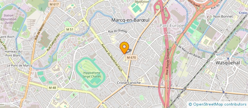 localisation de l'entreprise PERFORMIUM IMMOBILIER à MARCQ-EN-BARŒUL