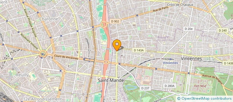 localisation de l'entreprise PERFOS SUD à SAINT-MANDE