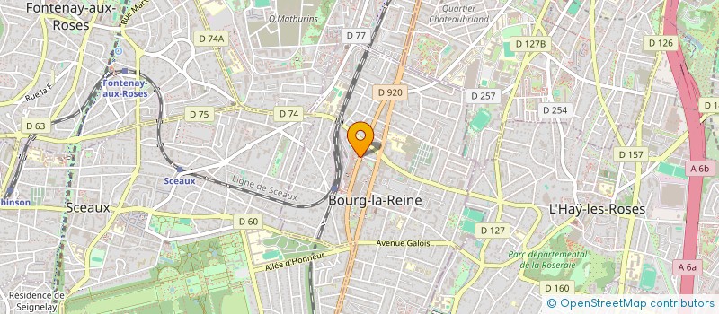 localisation de l'entreprise PERFOSALES à BOURG-LA-REINE