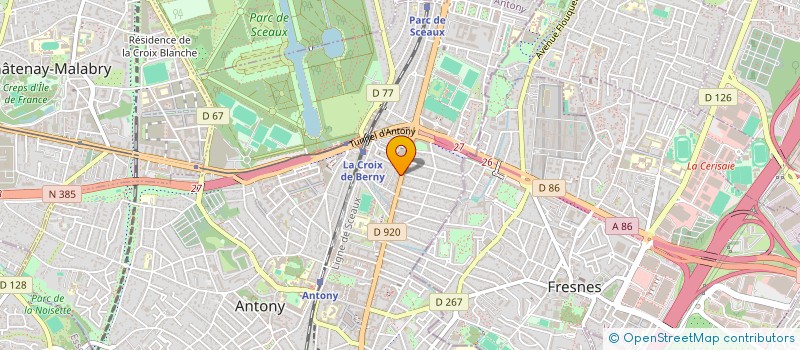 localisation de l'entreprise PERFOTHERM à ANTONY